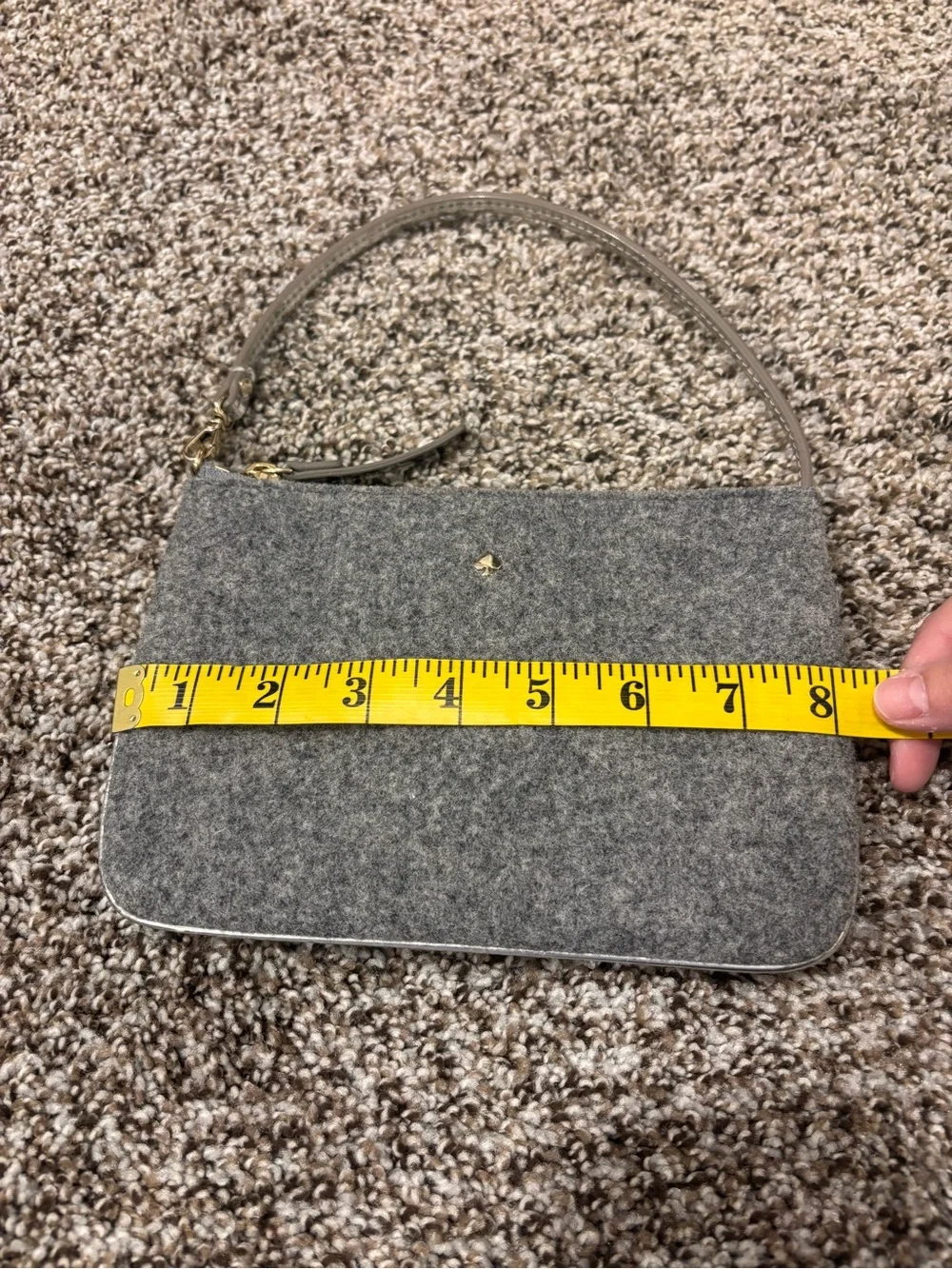 Wool Kate Spade wristlet purse